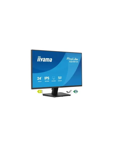 iiyama ProLite X2491H-B1 pantalla para PC 60,5 cm (23.8") 1920 x 1080 Pixeles Full HD Negro