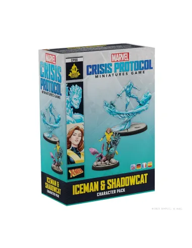 Juego de mesa marvel crisis protocol iceman & shadowcat edad recomendada 14 años