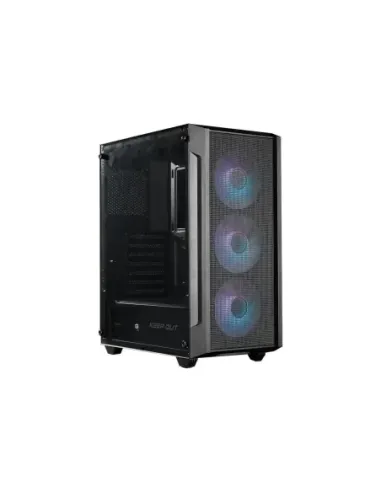 Keep Out Caja M-Atx KO XC-200 RGB USB3 Black Glass
