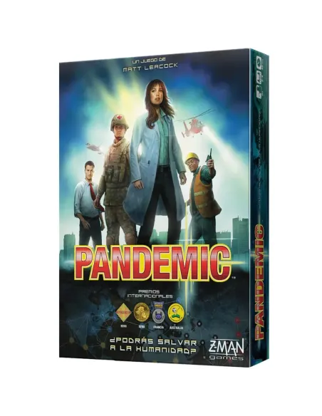 Juego de mesa asmodee pandemic pegi 8