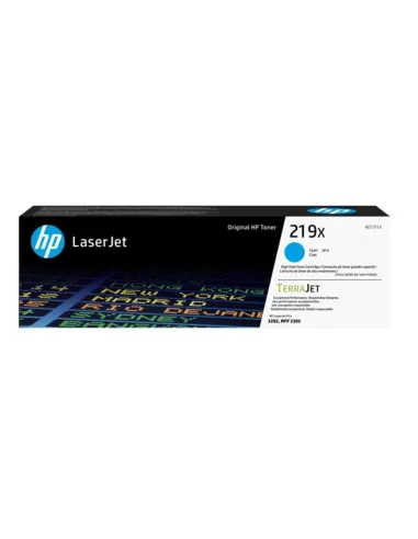 HP Cartucho de Tóner Original HP LaserJet 219X de alta capacidad cian