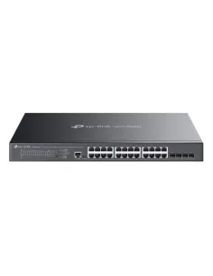 TP-Link Omada SG3428XMPP switch Gestionado L2+ Gigabit Ethernet (10 100 1000) Energía sobre Ethernet (PoE) 1U Negro