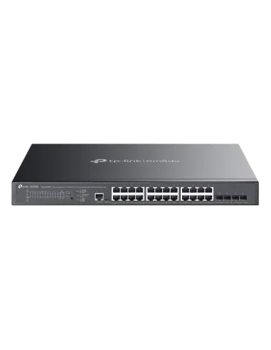 TP-Link Omada SG3428XMPP switch Gestionado L2+ Gigabit Ethernet (10 100 1000) Energía sobre Ethernet (PoE) 1U Negro