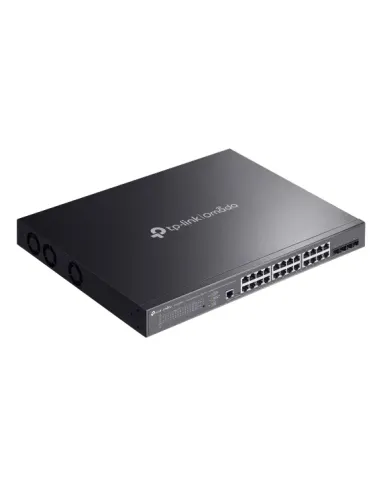 TP-Link Omada SG3428XMPP switch Gestionado L2+ Gigabit Ethernet (10 100 1000) Energía sobre Ethernet (PoE) 1U Negro