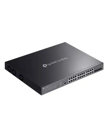 TP-Link Omada SG3428XMPP switch Gestionado L2+ Gigabit Ethernet (10 100 1000) Energía sobre Ethernet (PoE) 1U Negro