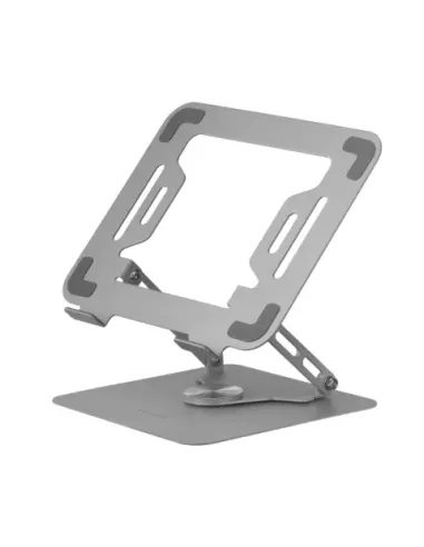 Mars Gaming MA-RSN, Soporte para Portátiles y Tablets hasta 17", Ajuste en Altura + Inclinación + Rotación 360º, Stand