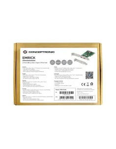 Conceptronic EMRICK08G tarjeta y adaptador de interfaz Interno USB 3.2 Gen 2 (3.1 Gen 2) 2