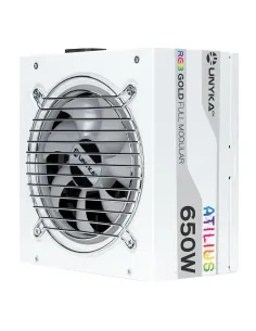 UNYKAch ATX Atilus RGB White 650W unidad de fuente de alimentación 20+4 pin ATX Blanco 2