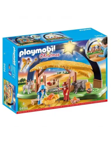 Playmobil navidad belen con luz