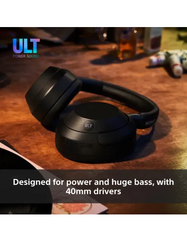 Sony WHULT900NB auricular y casco Auriculares Inalámbrico y alámbrico Diadema Llamadas Música Bluetooth Negro
