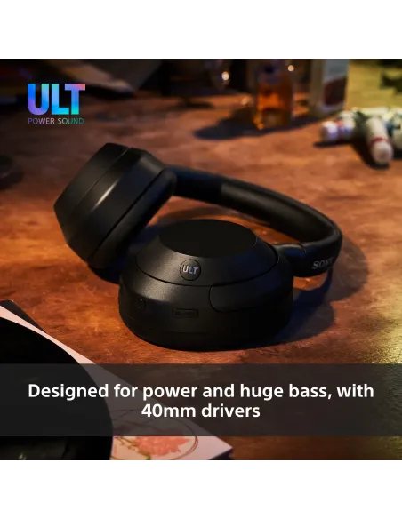 Sony WHULT900NB auricular y casco Auriculares Inalámbrico y alámbrico Diadema Llamadas Música Bluetooth Negro