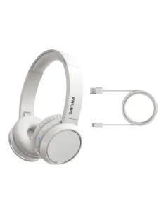 Philips 4000 series TAH4205WT 00 auricular y casco Auriculares Inalámbrico Diadema Llamadas Música USB Tipo C Bluetooth Blanco 2