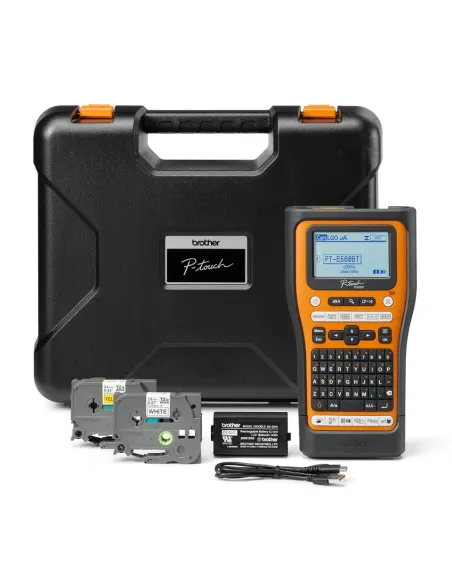 Brother PTE560BTVPQL1 impresora de etiquetas Transferencia térmica 180 x 180 DPI 20 mm s Inalámbrico y alámbrico HSE TZe