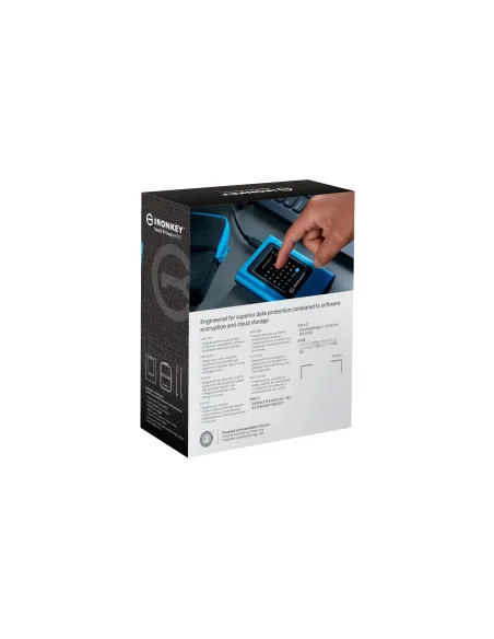 Kingston Technology IronKey 960GB Vault Privacy 80 XTS-AES 256-bit SSD externo cifrado