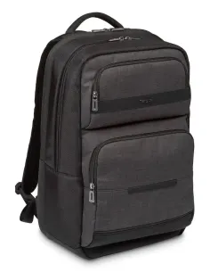 Targus CitySmart mochila Mochila informal Negro, Gris Imitación piel, Poliuretano (PU)