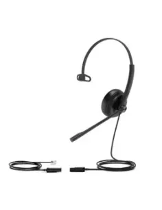 Yealink YHS34 Lite Mono Auriculares Alámbrico Diadema Oficina Centro de llamadas Negro