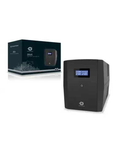 Conceptronic ZEUS03E sistema de alimentación ininterrumpida (UPS) Línea interactiva 1,2 kVA 720 W 6 salidas AC