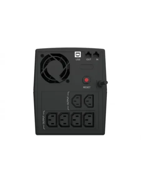 Conceptronic ZEUS03E sistema de alimentación ininterrumpida (UPS) Línea interactiva 1,2 kVA 720 W 6 salidas AC