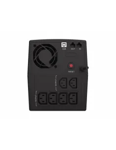 Conceptronic ZEUS08E sistema de alimentación ininterrumpida (UPS) Línea interactiva 1,5 kVA 900 W 6 salidas AC 2
