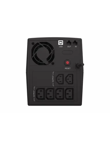 Conceptronic ZEUS08E sistema de alimentación ininterrumpida (UPS) Línea interactiva 1,5 kVA 900 W 6 salidas AC