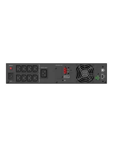 Conceptronic ZEUS51E3K sistema de alimentación ininterrumpida (UPS) Doble conversión (en línea) 3 kVA 3000 W 9 salidas AC