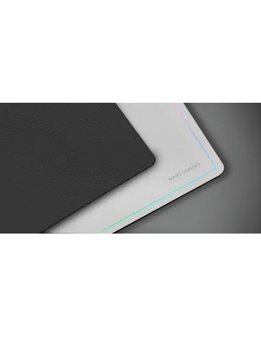 Mars Gaming MCP124, Combo Gaming 3en1, Teclado Ergonómico H-Mech LED RGB, Ratón RGB 3200DPI Switches HUANO, Alfombrilla