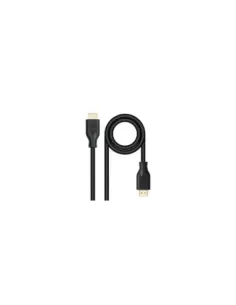 Cable HDMI 2.0 4K CCS Nanocable 10.15.3900/ HDMI Macho - HDMI Macho/ 50cm/ Negro