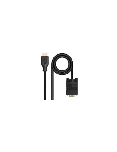 Cable Conversor Nanocable 10.15.4602/ VGA Macho - HDMI 8K Macho/ 1.8m/ Negro