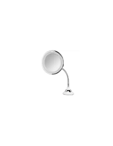Espejo Cosmético de Pared con Luz Orbegozo ESP 1020/ Telescópico/ Ø17cm