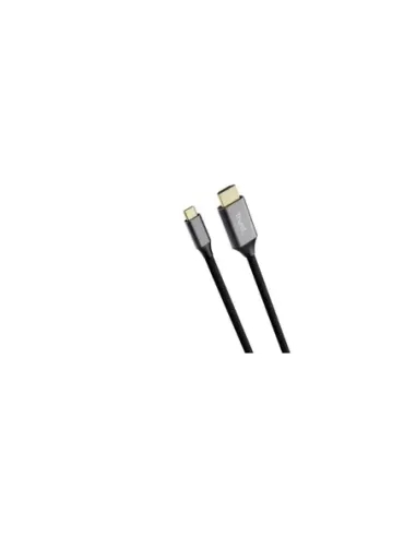 Cable Conversor HDMI 4K Trust CALYX/ USB Tipo-C Macho - HDMI Macho/ 2m/ Gris