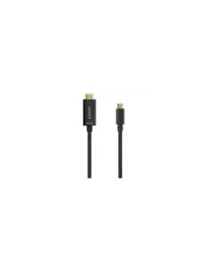 Cable Conversor HDMI 4K Aisens A109-0624/ USB Tipo-C Macho - HDMI Macho/ Hasta 27W/ 1250Mbps/ 1.8m/ Negro