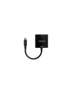 Conversor HDMI 4K 30Hz Aisens A109-0684/ HDMI Hembra - USB Tipo-C Macho/ 15cm/ Negro