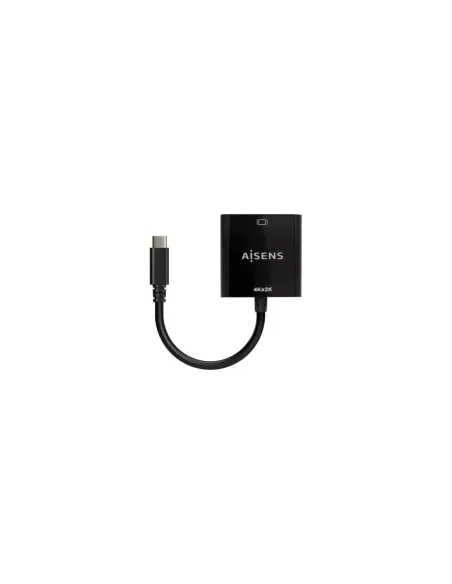 Conversor HDMI 4K 30Hz Aisens A109-0684/ HDMI Hembra - USB Tipo-C Macho/ 15cm/ Negro