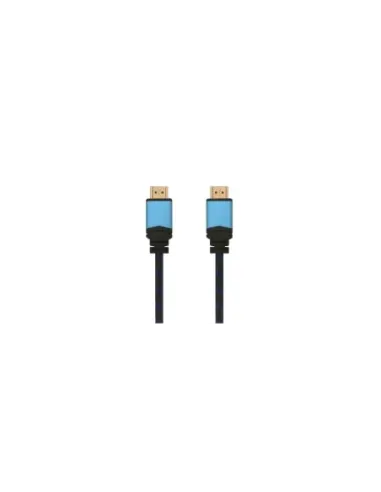 Cable HDMI 2.0 4K Aisens A120-0356 V2/ HDMI Macho - HDMI Macho/ 1m/ Negro/ Azul