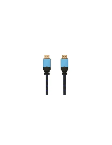 Cable HDMI 2.0 4K Aisens A120-0356 V2/ HDMI Macho - HDMI Macho/ 1m/ Negro/ Azul