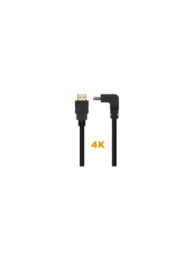Cable HDMI 2.0 4K Aisens A120-0456/ HDMI Macho - HDMI Macho/ 1m/ Negro