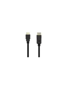 Cable Conversor Aisens A125-0460/ Displayport Macho - HDMI Macho/ Hasta 5W/ 2300Mbps/ 3m/ Negro