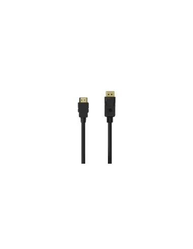 Cable Conversor Aisens A125-0551/ DisplayPort Macho - HDMI Macho/ Hasta 5W/ 2300Mbps/ 1.5m/ Negro