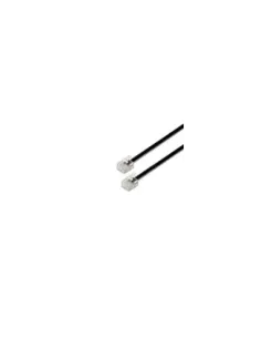 Cable de Teléfono RJ11 6P4C Aisens A143-0319/ 2m/ Negro