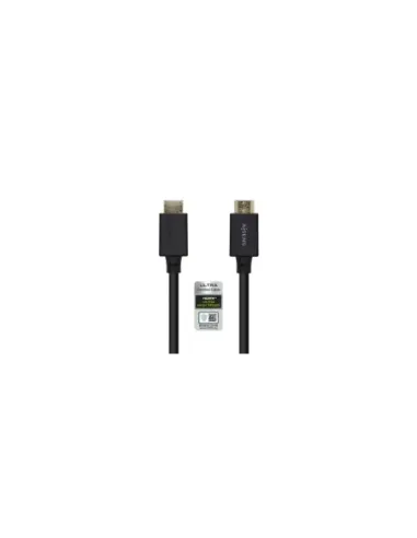 Cable HDMI 2.1 8K Aisens A150-0424/ HDMI Macho - HDMI Macho/ 3m/ Certificado/ Negro