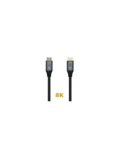 Cable HDMI 2.1 8K Aisens A150-0428/ HDMI Macho - HDMI Macho/ 2m/ Gris Negro