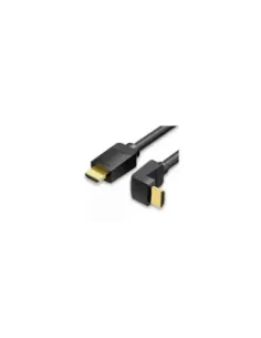 Cable HDMI 2.0 4K Acodado 90º Vention AARBH/ HDMI Macho - HDMI Macho/ 2m/ Negro