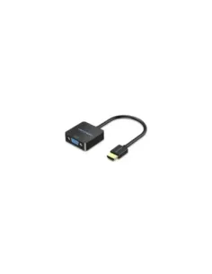 Conversor Vention ACPBB/ HDMI Macho - VGA Hembra/ 15cm/ Negro