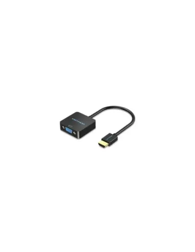 Conversor Vention ACPBB/ HDMI Macho - VGA Hembra/ 15cm/ Negro