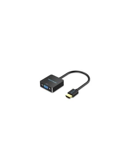 Conversor Vention ACPBB/ HDMI Macho - VGA Hembra/ 15cm/ Negro