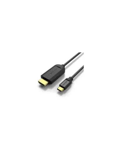 Cable Conversor HDMI 1.4 4K Vention CGUBF/ USB Tipo-C Macho - HDMI Macho/ 1m/ Negro