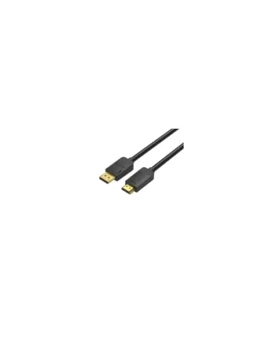 Cable Conversor Vention HADBG/ Displayport Macho - HDMI Macho/ 1.5m/ Negro