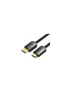 Cable Conversor Vention HADBI/ DisplayPort Macho - HDMI Macho/ 3m/ Negro
