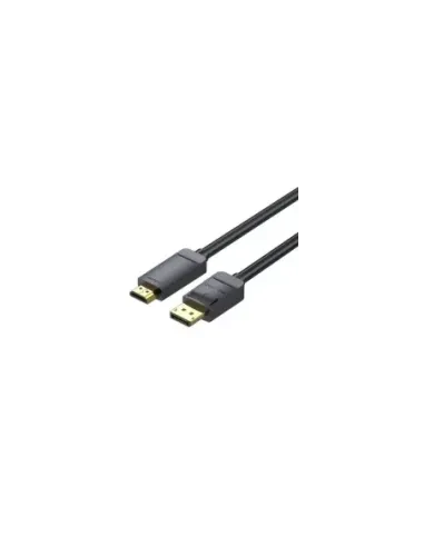 Cable Conversor Vention HAGBI/ DisplayPort Macho - HDMI 4K Macho/ 3m/ Negro
