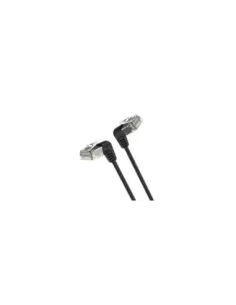 Cable de Red RJ45 UTP Vention IBOBG Cat.6A/ 1.5m/ Cabeza Rotatoria 360º/ Negro